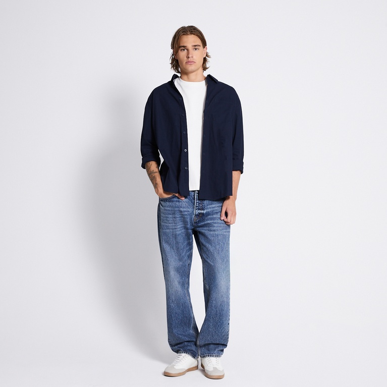 Boxy shirt "Richard" Navy
